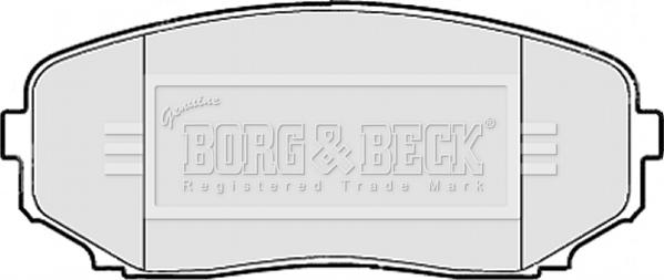 Borg & Beck BBP2114 - Jarrupala, levyjarru inparts.fi