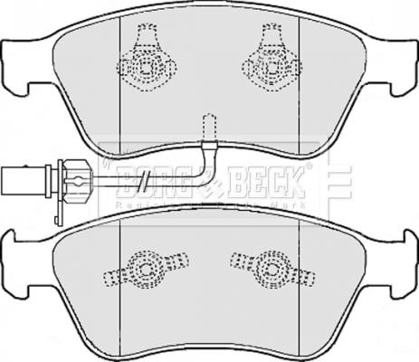 Borg & Beck BBP2111 - Jarrupala, levyjarru inparts.fi