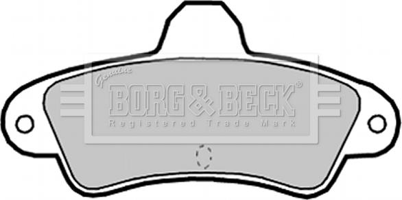 Borg & Beck BBP2128 - Jarrupala, levyjarru inparts.fi