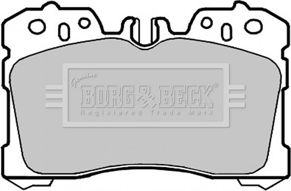 Borg & Beck BBP2127 - Jarrupala, levyjarru inparts.fi