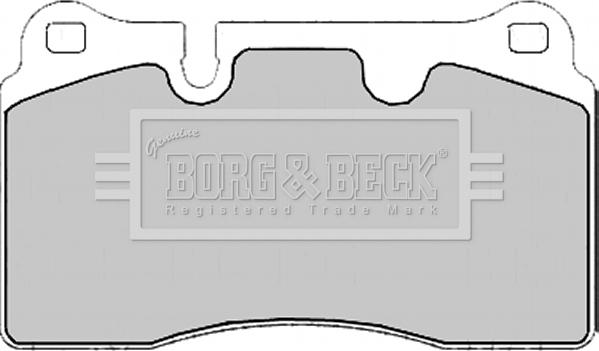 Borg & Beck BBP2175 - Jarrupala, levyjarru inparts.fi