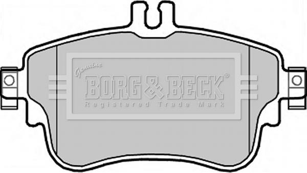 Borg & Beck BBP2345 - Jarrupala, levyjarru inparts.fi