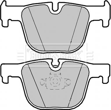 Borg & Beck BBP2347 - Jarrupala, levyjarru inparts.fi