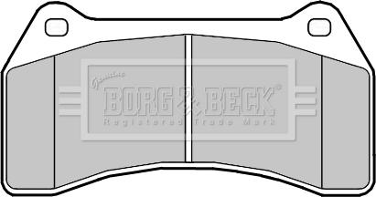 Borg & Beck BBP2357 - Jarrupala, levyjarru inparts.fi