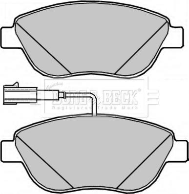 Borg & Beck BBP2317 - Jarrupala, levyjarru inparts.fi