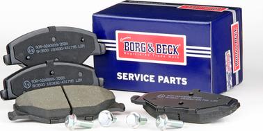 Borg & Beck BBP2380 - Jarrupala, levyjarru inparts.fi