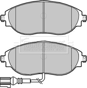 Borg & Beck BBP2339 - Jarrupala, levyjarru inparts.fi