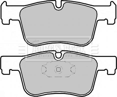 Borg & Beck BBP2334 - Jarrupala, levyjarru inparts.fi