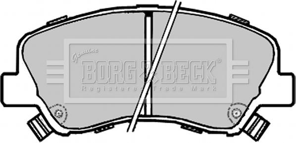 Borg & Beck BBP2330 - Jarrupala, levyjarru inparts.fi