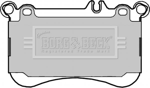 Borg & Beck BBP2331 - Jarrupala, levyjarru inparts.fi