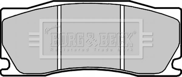 Borg & Beck BBP2296 - Jarrupala, levyjarru inparts.fi