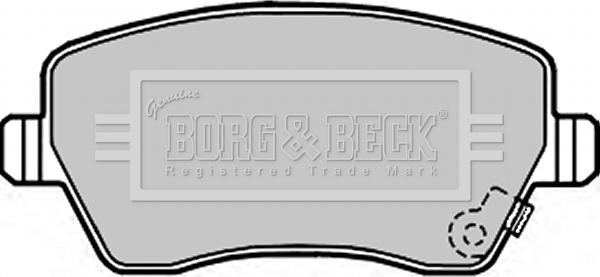 Borg & Beck BBP2297 - Jarrupala, levyjarru inparts.fi