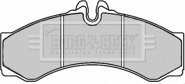 Borg & Beck BBP2247 - Jarrupala, levyjarru inparts.fi