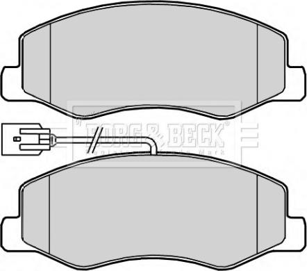 Borg & Beck BBP2268 - Jarrupala, levyjarru inparts.fi