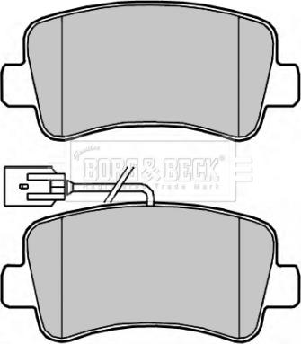 Borg & Beck BBP2267 - Jarrupala, levyjarru inparts.fi