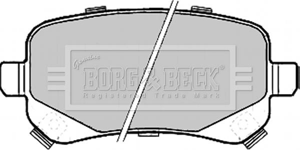 Borg & Beck BBP2209 - Jarrupala, levyjarru inparts.fi