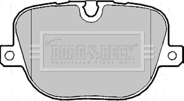 Borg & Beck BBP2215 - Jarrupala, levyjarru inparts.fi