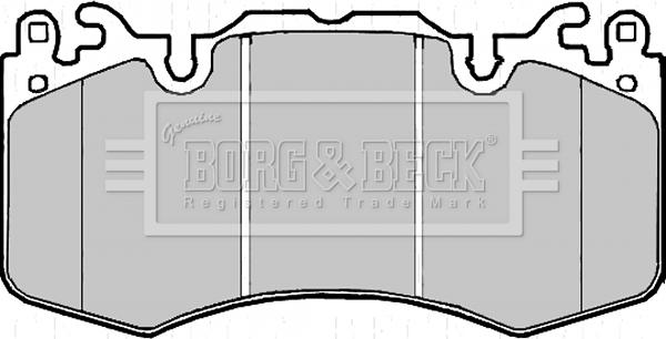 Borg & Beck BBP2216 - Jarrupala, levyjarru inparts.fi