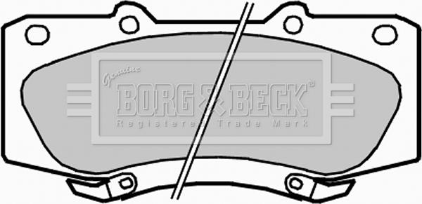 Borg & Beck BBP2286 - Jarrupala, levyjarru inparts.fi