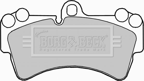 Borg & Beck BBP2236 - Jarrupala, levyjarru inparts.fi