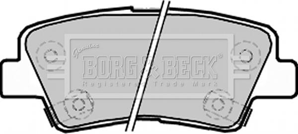 Borg & Beck BBP2220 - Jarrupala, levyjarru inparts.fi