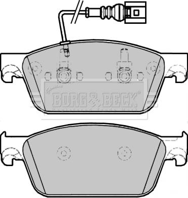 Borg & Beck BBP2275 - Jarrupala, levyjarru inparts.fi