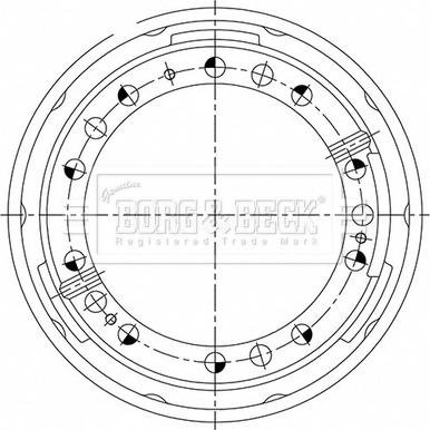 Borg & Beck BBR32520 - Jarrurumpu inparts.fi