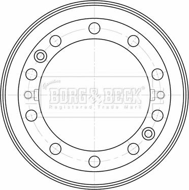 Borg & Beck BBR32575 - Jarrurumpu inparts.fi