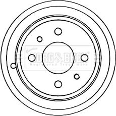 Borg & Beck BBR7086 - Jarrurumpu inparts.fi