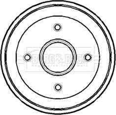 Borg & Beck BBR7080 - Jarrurumpu inparts.fi