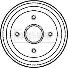 Borg & Beck BBR7075 - Jarrurumpu inparts.fi