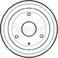 Borg & Beck BBR7073 - Jarrurumpu inparts.fi