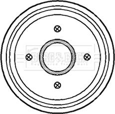 Borg & Beck BBR7154 - Jarrurumpu inparts.fi