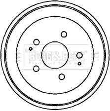 Borg & Beck BBR7151 - Jarrurumpu inparts.fi