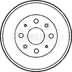 Borg & Beck BBR7158 - Jarrurumpu inparts.fi