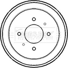 Borg & Beck BBR7160 - Jarrurumpu inparts.fi