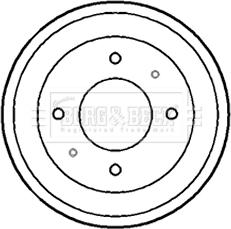 Borg & Beck BBR7136 - Jarrurumpu inparts.fi