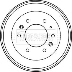 Borg & Beck BBR7230 - Jarrurumpu inparts.fi