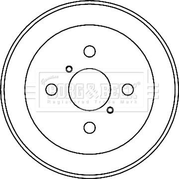 Borg & Beck BBR7231 - Jarrurumpu inparts.fi