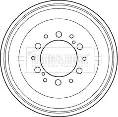 Borg & Beck BBR7232 - Jarrurumpu inparts.fi