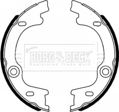 Borg & Beck BBS6496 - Jarrukenkäsarja, seisontajarru inparts.fi