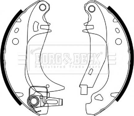 Borg & Beck BBS6497 - Jarrukenkäsarja inparts.fi