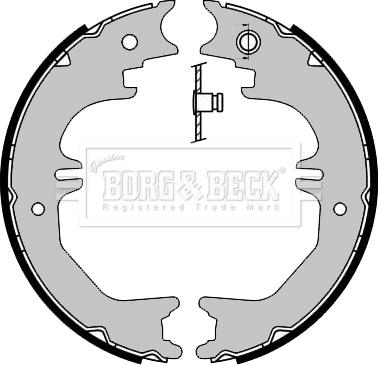 Borg & Beck BBS6461 - Jarrukenkäsarja, seisontajarru inparts.fi