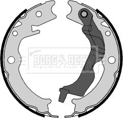 Borg & Beck BBS6404 - Jarrukenkäsarja, seisontajarru inparts.fi