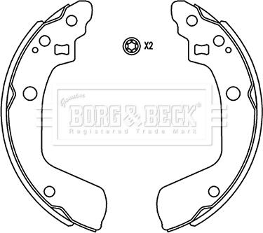 Borg & Beck BBS6509 - Jarrukenkäsarja inparts.fi