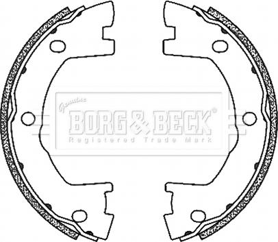 Borg & Beck BBS6503 - Jarrukenkäsarja, seisontajarru inparts.fi