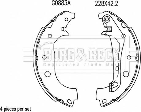 Borg & Beck BBS6515 - Jarrukenkäsarja inparts.fi