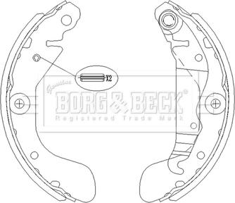 Borg & Beck BBS6510 - Jarrukenkäsarja inparts.fi