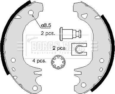 Borg & Beck BBS6065 - Jarrukenkäsarja inparts.fi