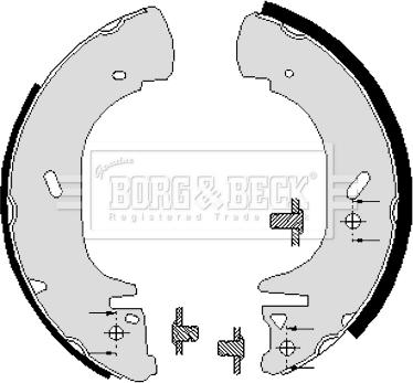 Borg & Beck BBS6005 - Jarrukenkäsarja inparts.fi